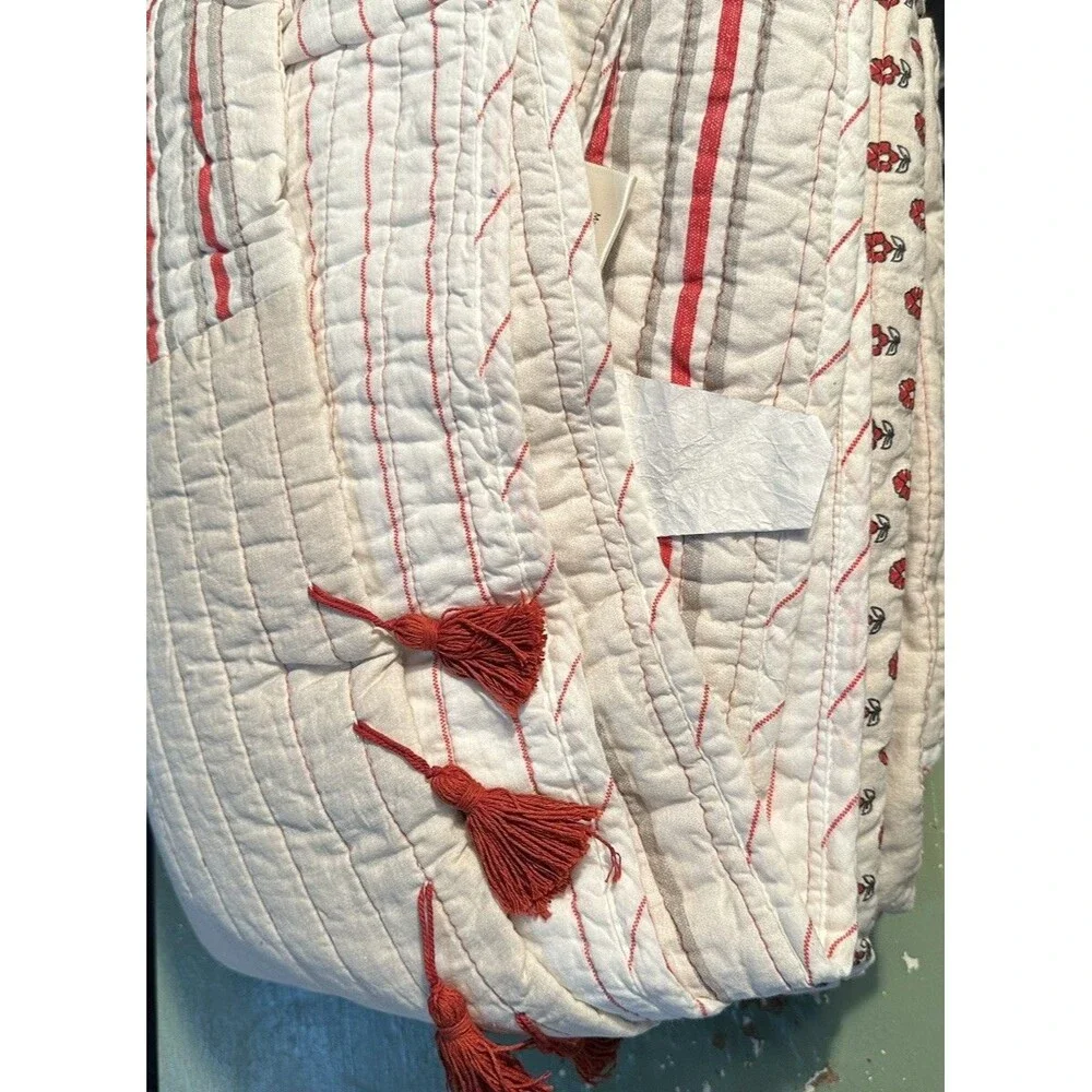 New Cotton Quilt Full/Queen Jessica Simpson Farm life Cottage Core Shabby Chic